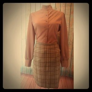 Vintage (70's) Inspired Pleated Blouse